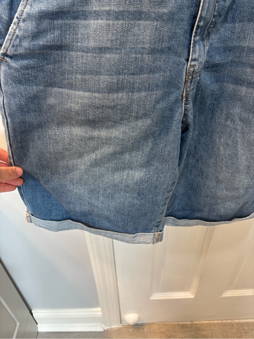 Classic Blue Denim Overall Shorts - Mens Large - Picture 6 of 10